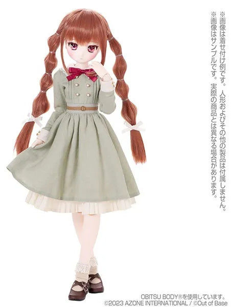 1/3 Scale 45 Fraulein One-piece Dress Grass Green (DOLL ACCESSORY)ㅤ – Azone International – ActionFigureBrasil