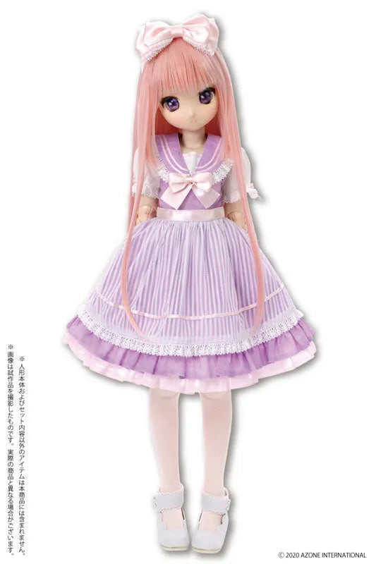 1/3 Scale 45 Sweet Sailor One-piece Dress Set Lavender x Pink Ribbon (DOLL ACCESSORY)ㅤ – Azone – ActionFigure Brasil