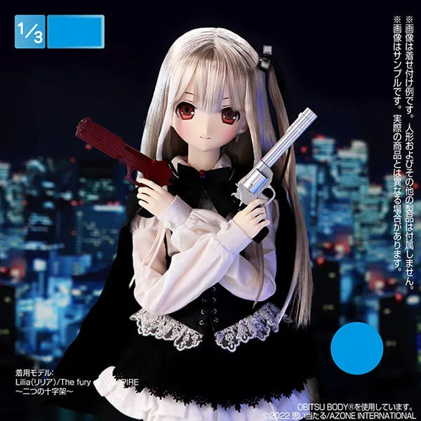 1/3 Scale 50 BlackRaven Gun -Evil Ignition- Silver x Matte Black (DOLL ACCESSORY)ㅤ – Azone International – ActionFigureBrasil