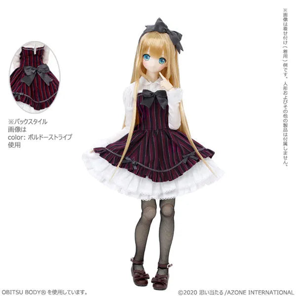 1/3 Scale 50 Red Bird Kanon Dress Set Bold Stripes (DOLL ACCESSORY)ㅤ – Azone – ActionFigure Brasil