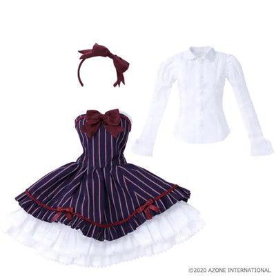 1/3 Scale 50 Red Bird Kanon Dress Set Navy Stripes (DOLL ACCESSORY)ㅤ – Azone – ActionFigure Brasil