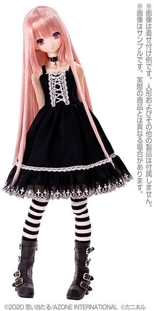 1/3 Scale's 50 Side Buckled Belt Boots Black (DOLL ACCESSORY)ㅤ – Azone – ActionFigure Brasil