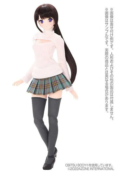 1/3 Scale's AZO2 Checkbox Pleated Skirt Blue Checker (DOLL ACCESSORY)ㅤ – Azone – ActionFigureBrasil