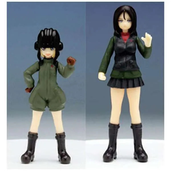 1/35 Girls und Panzer Pravda Girls' High School Figure Set Setsugen no Tatakai desu! Unpainted Kitㅤ – Platz Hobby – ActionFigure Brasil