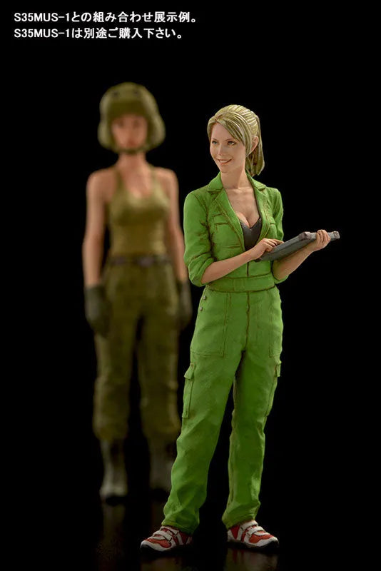 1/35 Ma.K. Female Mechanic (B) Martina Technician pianissimo *Pink Molding Color Assembly Kitㅤ – Brick Works – ActionFigure Brasil