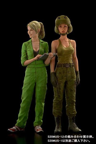 1/35 Ma.K. Female Mechanic (B) Martina Technician pianissimo *Pink Molding Color Assembly Kitㅤ – Brick Works – ActionFigureBrasil — ambientada