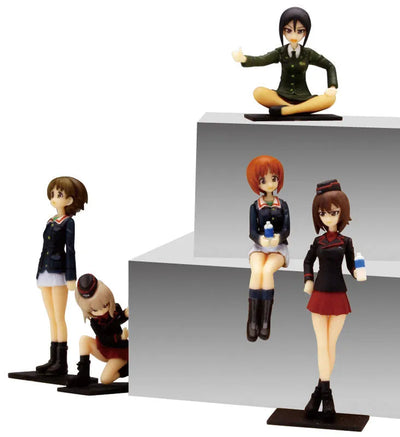 1/35 Oarai Girls High School x Kuromorimine Girls High School with Instructor Chono "Sukoshi dake Oyasumichu no Jokei Figure Set Desu" (5 Figures) Unpainted Kitㅤ – Platz Hobby – ActionFigureBrasil