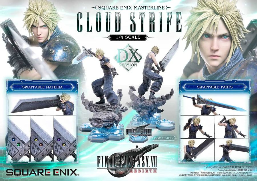 1/4 Scale - CLOUD STRIFE (Deluxe Version) FINAL FANTASY VII REBIRTH – Prime1Studio – ActionFigure Brasil