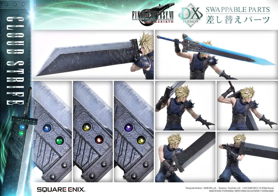 1/4 Scale - CLOUD STRIFE (Deluxe Version) FINAL FANTASY VII REBIRTH – Prime1Studio – ActionFigure Brasil
