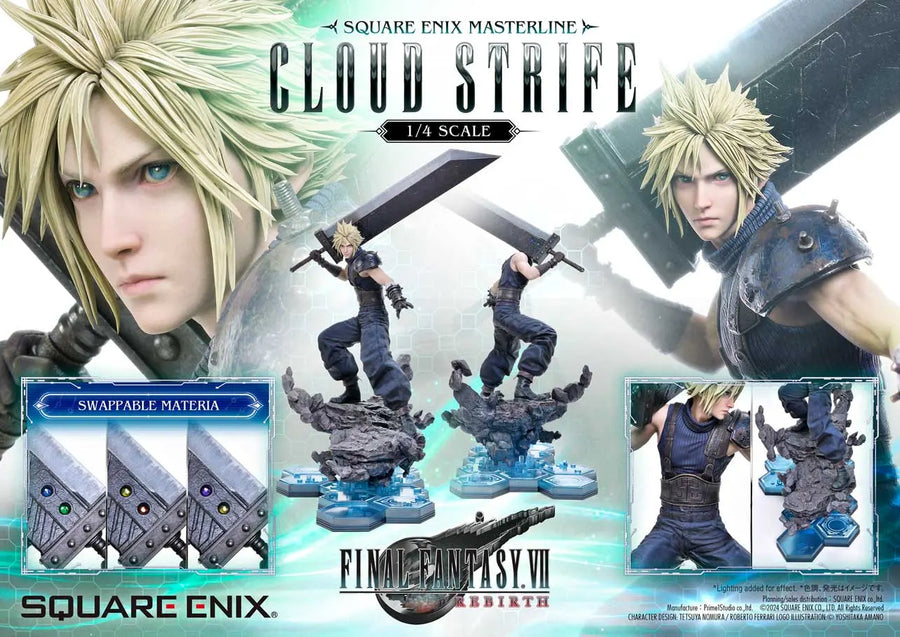 1/4 Scale - CLOUD STRIFE (Regular Version) FINAL FANTASY VII REBIRTH – Prime1Studio – ActionFigure Brasil