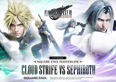 1/4 Scale - CLOUD STRIFE vs SEPHIROTH (Regular Version) FINAL FANTASY VII REBIRTH – Prime1Studio – ActionFigure Brasil