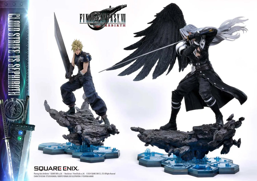 1/4 Scale - CLOUD STRIFE vs SEPHIROTH (Regular Version) FINAL FANTASY VII REBIRTH – Prime1Studio – ActionFigure Brasil