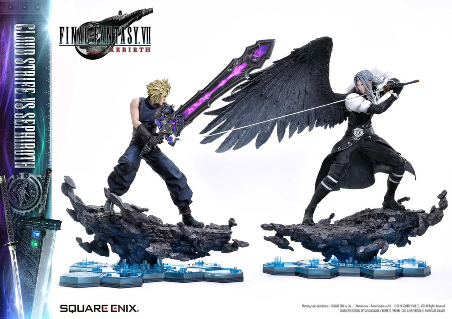 1/4 Scale - CLOUD STRIFE vs SEPHIROTH (Regular Version) FINAL FANTASY VII REBIRTH – Prime1Studio – ActionFigure Brasil