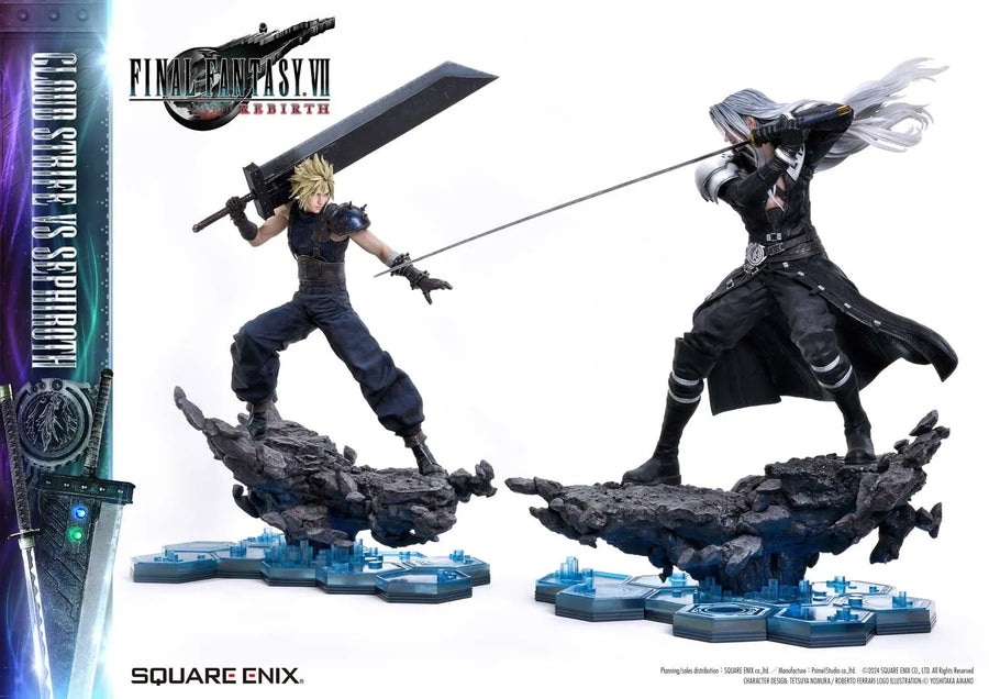 1/4 Scale - CLOUD STRIFE vs SEPHIROTH (Regular Version) FINAL FANTASY VII REBIRTH – Prime1Studio – ActionFigure Brasil