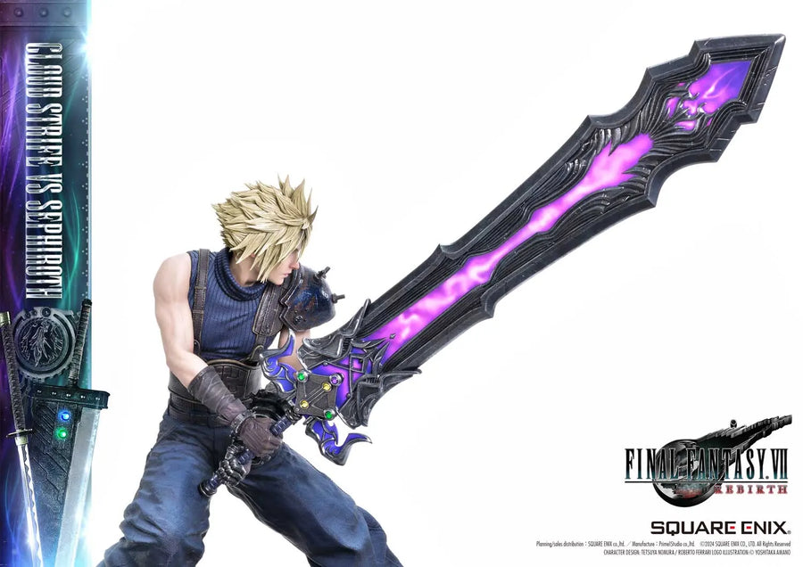 1/4 Scale - CLOUD STRIFE vs SEPHIROTH (Regular Version) FINAL FANTASY VII REBIRTH – Prime1Studio – ActionFigure Brasil