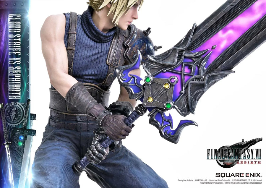 1/4 Scale - CLOUD STRIFE vs SEPHIROTH (Regular Version) FINAL FANTASY VII REBIRTH – Prime1Studio – ActionFigure Brasil
