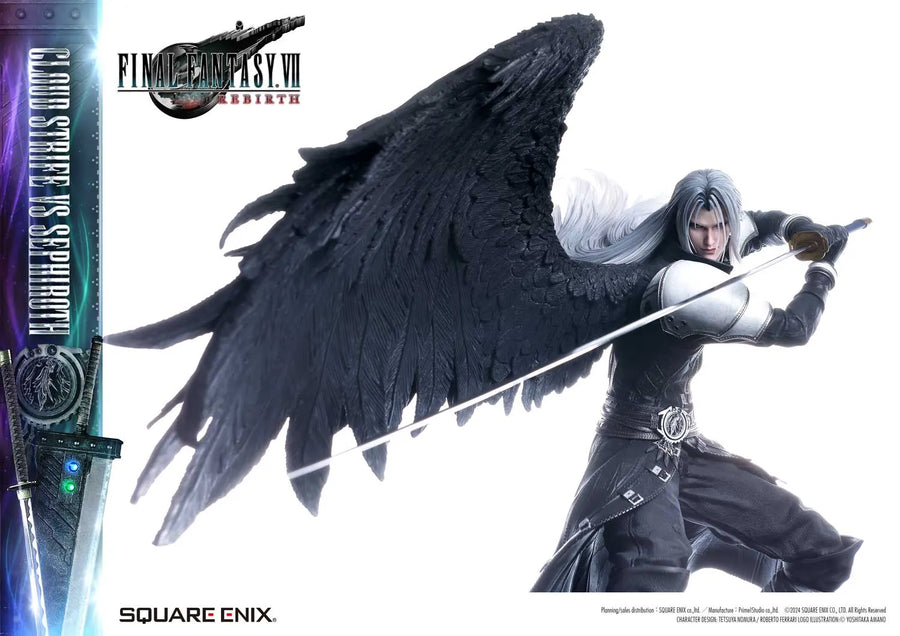 1/4 Scale - CLOUD STRIFE vs SEPHIROTH (Regular Version) FINAL FANTASY VII REBIRTH – Prime1Studio – ActionFigure Brasil