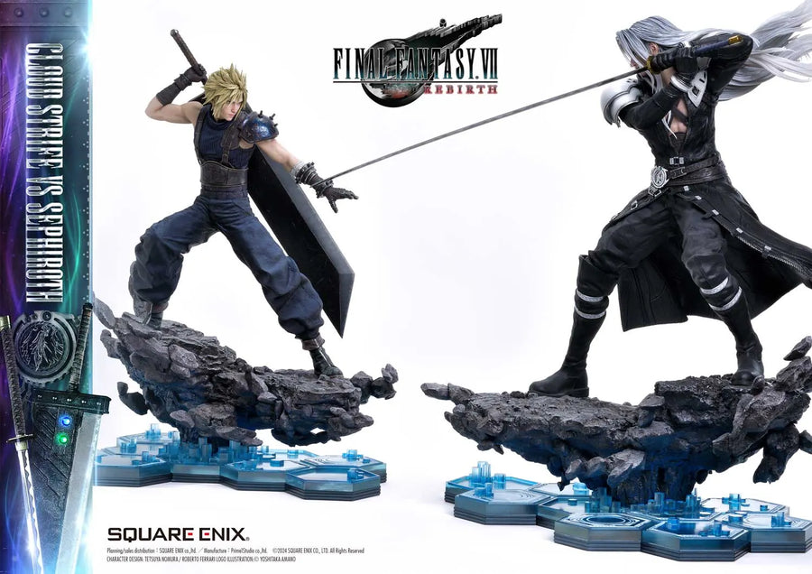 1/4 Scale - CLOUD STRIFE vs SEPHIROTH (Regular Version) FINAL FANTASY VII REBIRTH – Prime1Studio – ActionFigure Brasil