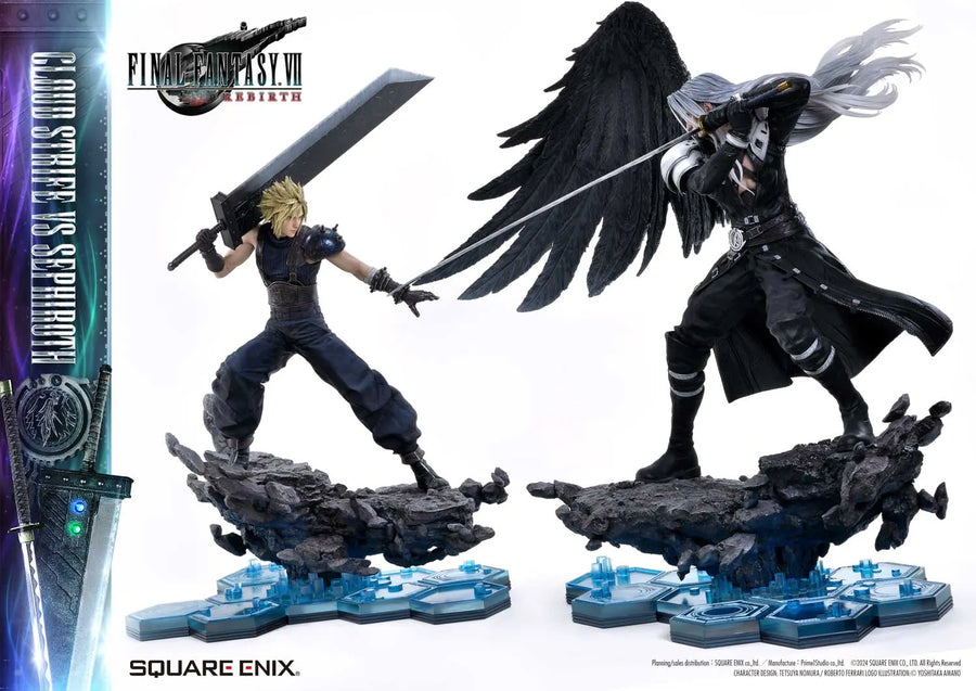 1/4 Scale - CLOUD STRIFE vs SEPHIROTH (Regular Version) FINAL FANTASY VII REBIRTH – Prime1Studio – ActionFigure Brasil