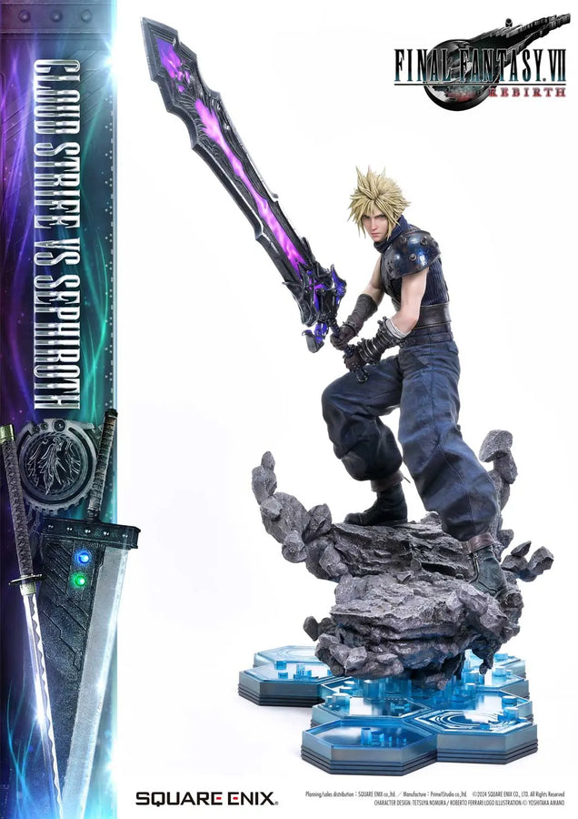 1/4 Scale - CLOUD STRIFE vs SEPHIROTH (Regular Version) FINAL FANTASY VII REBIRTH – Prime1Studio – ActionFigure Brasil