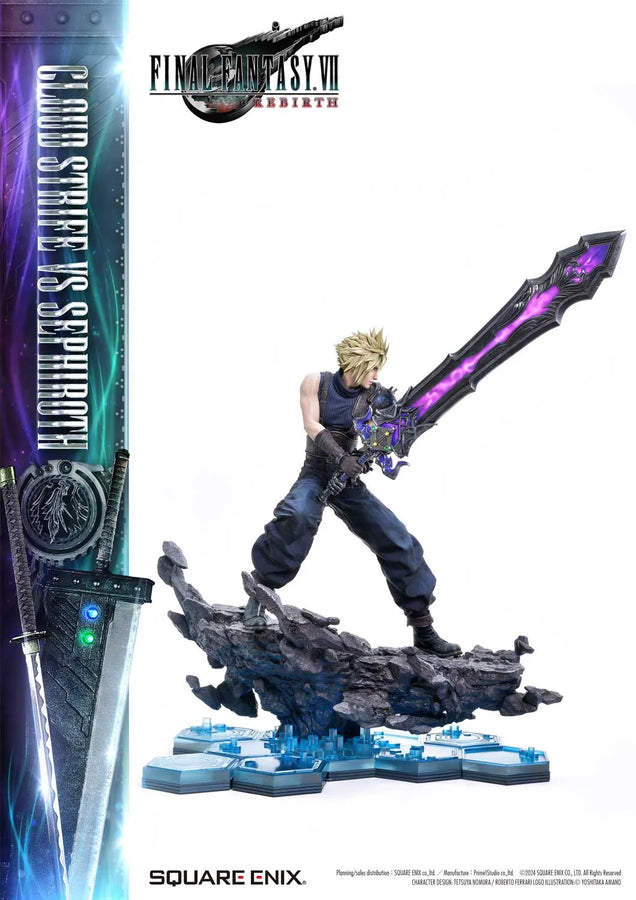 1/4 Scale - CLOUD STRIFE vs SEPHIROTH (Regular Version) FINAL FANTASY VII REBIRTH – Prime1Studio – ActionFigure Brasil