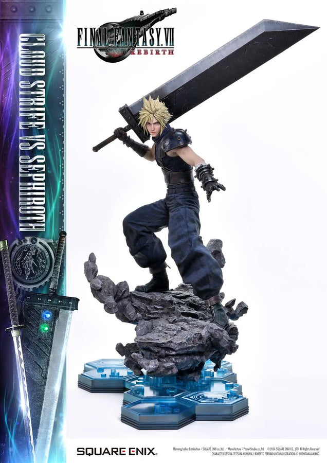 1/4 Scale - CLOUD STRIFE vs SEPHIROTH (Regular Version) FINAL FANTASY VII REBIRTH – Prime1Studio – ActionFigure Brasil