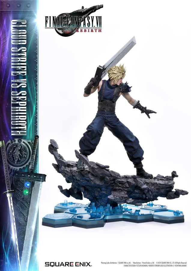 1/4 Scale - CLOUD STRIFE vs SEPHIROTH (Regular Version) FINAL FANTASY VII REBIRTH – Prime1Studio – ActionFigure Brasil