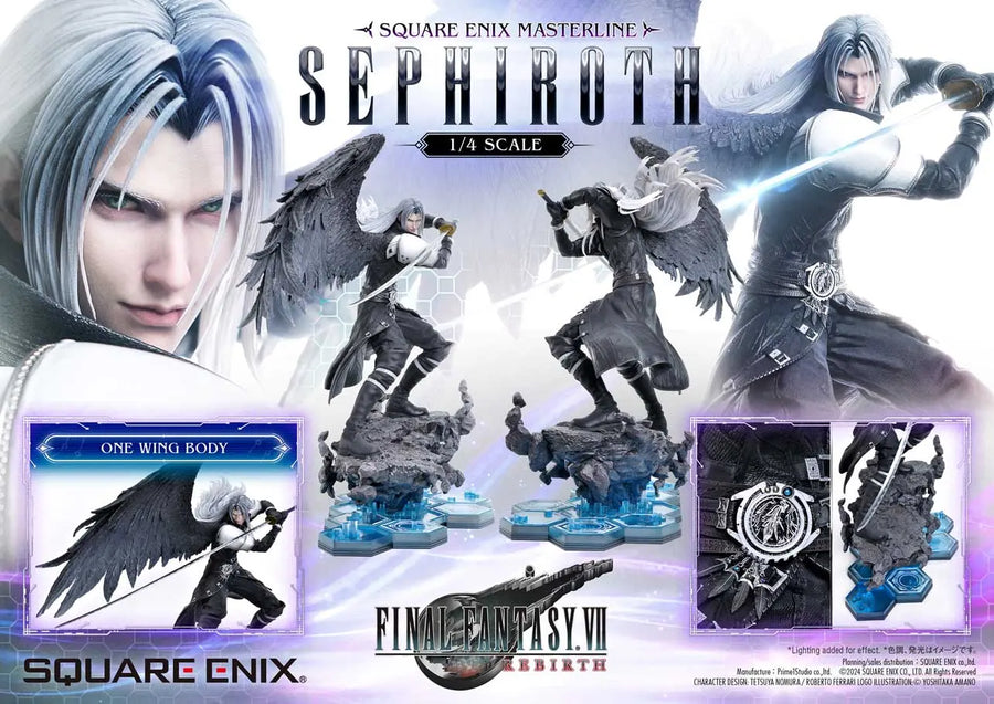 1/4 Scale - SEPHIROTH (Regular Version) FINAL FANTASY VII REBIRTH – Prime1Studio – ActionFigure Brasil