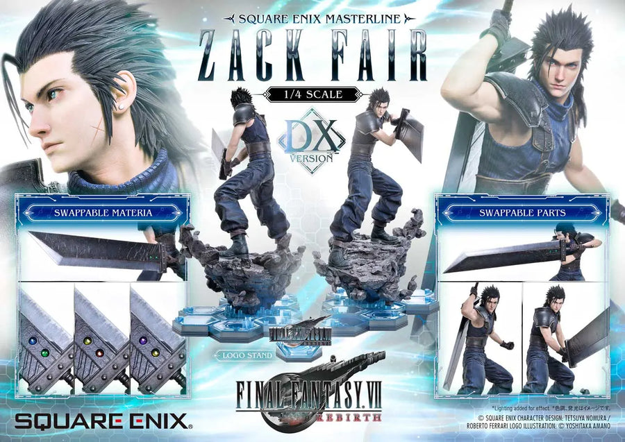 1/4 Scale Zack Fair (Deluxe Version) FINAL FANTASY VII REBIRTH – Prime1Studio – ActionFigure Brasil
