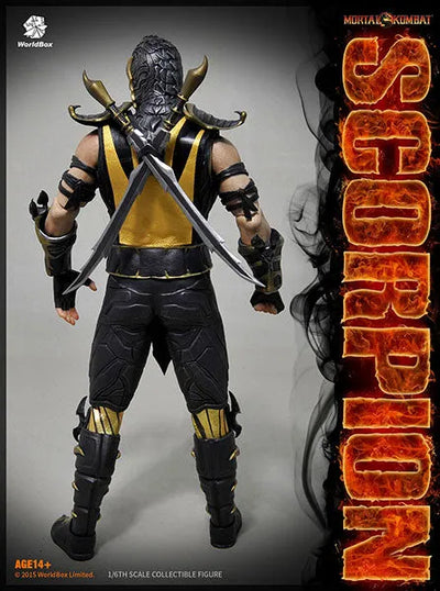 1/6 Action Figure - Mortal Kombat: Scorpionㅤ – World Box – ActionFigureBrasil — detalhe do produto