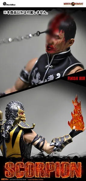 1/6 Action Figure - Mortal Kombat: Scorpionㅤ – WorldBox – ActionFigureBrasil
