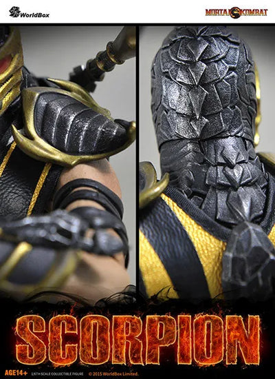 1/6 Action Figure - Mortal Kombat: Scorpionㅤ – World Box – ActionFigureBrasil — ambientada