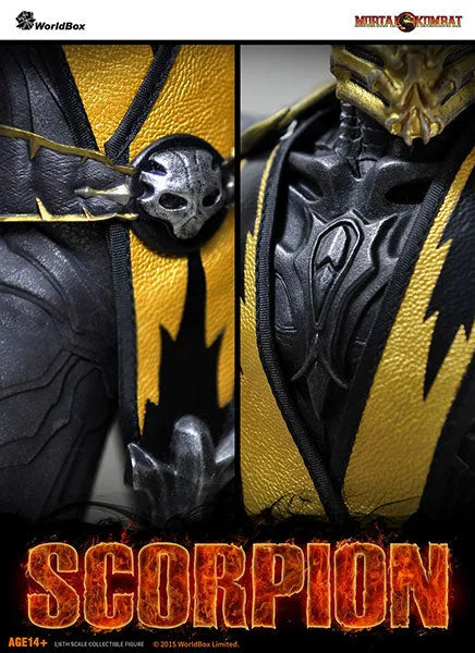 1/6 Action Figure - Mortal Kombat: Scorpionㅤ – WorldBox – ActionFigureBrasil