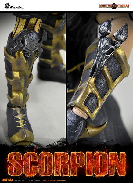 1/6 Action Figure - Mortal Kombat: Scorpionㅤ – WorldBox – ActionFigureBrasil