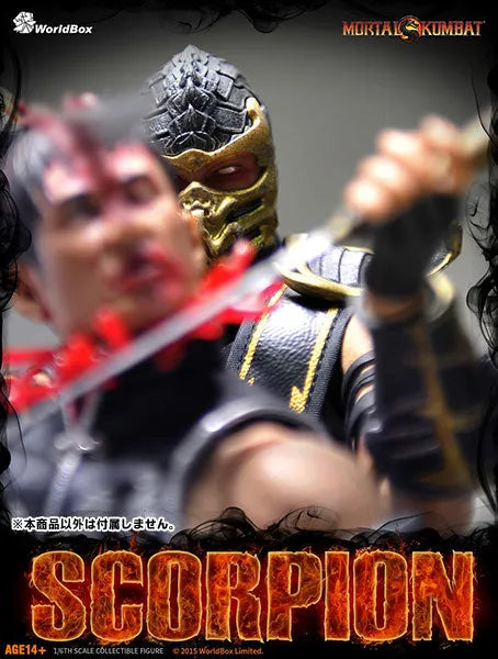 1/6 Action Figure - Mortal Kombat: Scorpionㅤ – WorldBox – ActionFigureBrasil