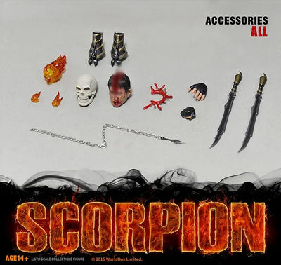 1/6 Action Figure - Mortal Kombat: Scorpionㅤ – World Box – ActionFigureBrasil — close