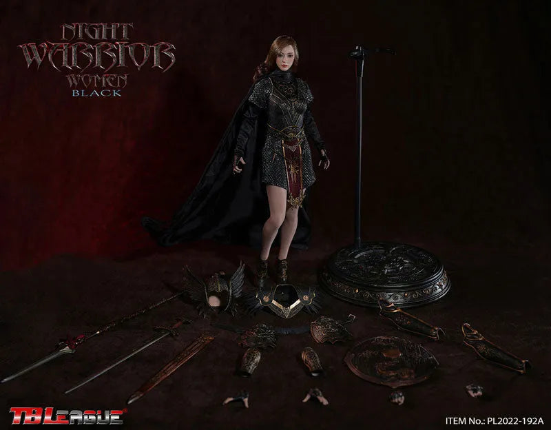1/6 Action Figure Night Warrior Women Blackㅤ – TBLeague – ActionFigureBrasil