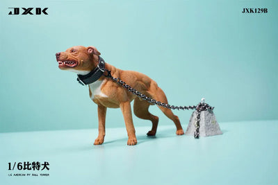 1/6 American Pit Bull Terrier Bㅤ – JXK Studio – ActionFigureBrasil — close