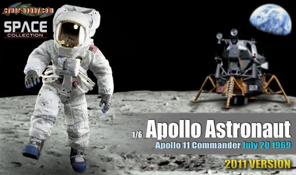 1/6 Apollo Astronauts Apollo 11 Captain 1969 July 20th (2011 Renewal Version) Action Figureㅤ – Gantaku – ActionFigure Brasil