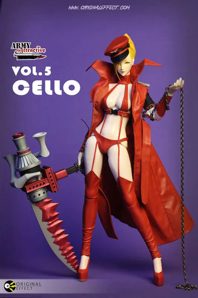 1/6 Army Attractive Vol.5 Cello Action Figureㅤ – Original Effect – ActionFigureBrasil — detalhe do produto
