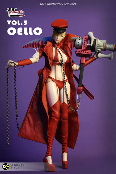 1/6 Army Attractive Vol.5 Cello Action Figureㅤ – Original Effect – ActionFigureBrasil — acessórios
