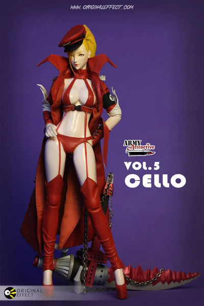 1/6 Army Attractive Vol.5 Cello Action Figureㅤ – Original Effect – ActionFigureBrasil — com base expositora