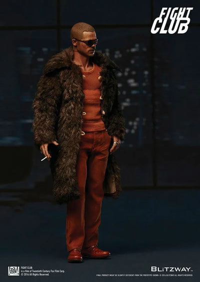 1/6 Collectible Figure - Brad Pitt as Tyler Durden Fur Coat Ver.ㅤ – Blitzway – ActionFigureBrasil — embalagem