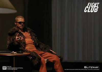 1/6 Collectible Figure - Brad Pitt as Tyler Durden Fur Coat Ver.ㅤ – Blitzway – ActionFigureBrasil — com base expositora