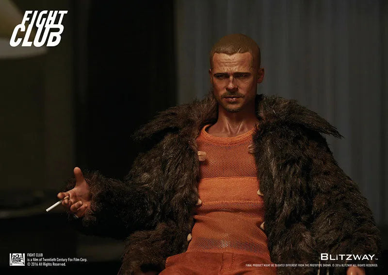 1/6 Collectible Figure - Brad Pitt as Tyler Durden Fur Coat Ver.ㅤ – Blitzway – ActionFigureBrasil