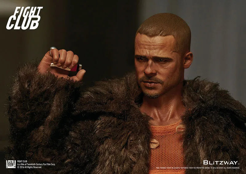1/6 Collectible Figure - Brad Pitt as Tyler Durden Fur Coat Ver.ㅤ – Blitzway – ActionFigureBrasil