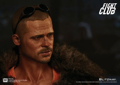 1/6 Collectible Figure - Brad Pitt as Tyler Durden Fur Coat Ver.ㅤ – Blitzway – ActionFigureBrasil — com base expositora