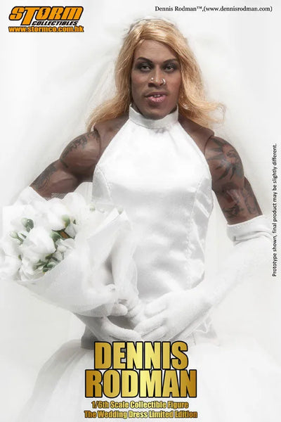 1/6 Collectible Figure Dennis Rodman The Wedding Dress Limited Editionㅤ – Storm Collectibles – ActionFigureBrasil — detalhe do produto