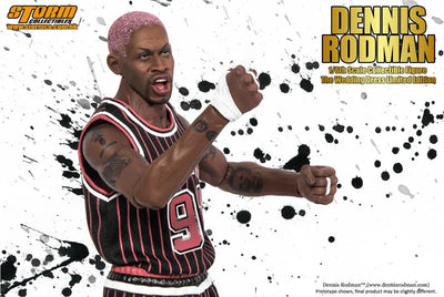 1/6 Collectible Figure Dennis Rodman The Wedding Dress Limited Editionㅤ – Storm Collectibles – ActionFigureBrasil — com base expositora