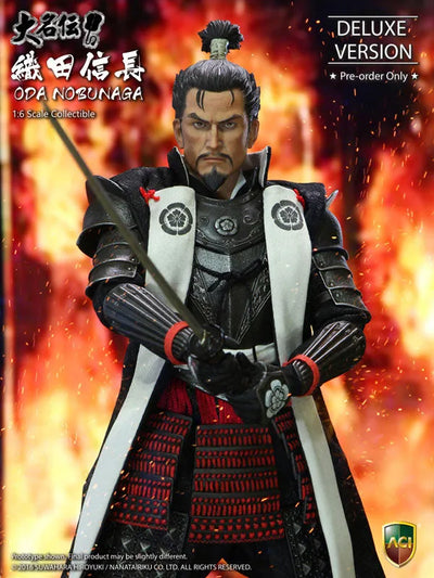 1/6 Collectible Figure Hiroyuki Suwahara Daimyouden Series - Nobunaga Oda Deluxe Ver.ㅤ – ACI Toys – ActionFigureBrasil — embalagem